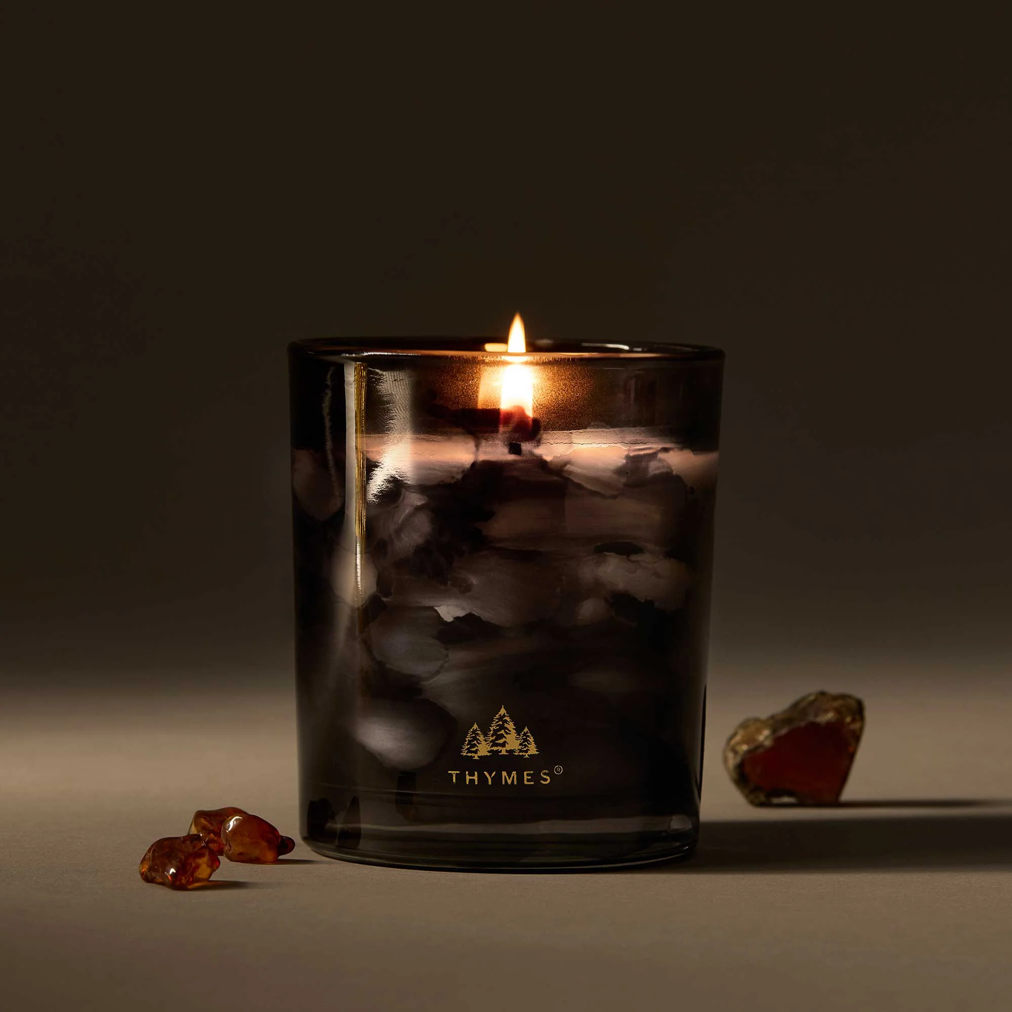 Thymes Boxed Candle Noir Woods 6.5oz