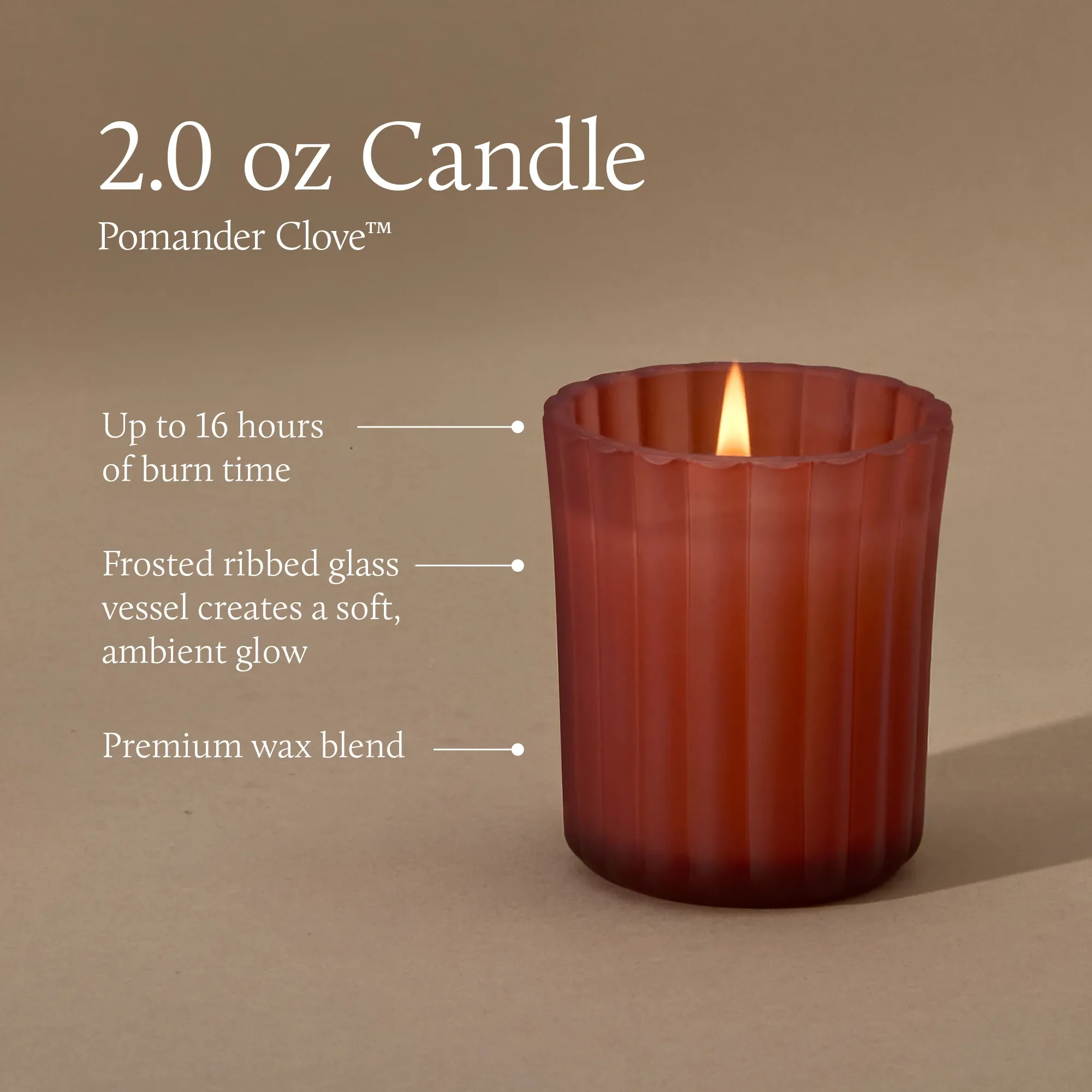 Thymes Votive Candle Pomander Clove 2oz