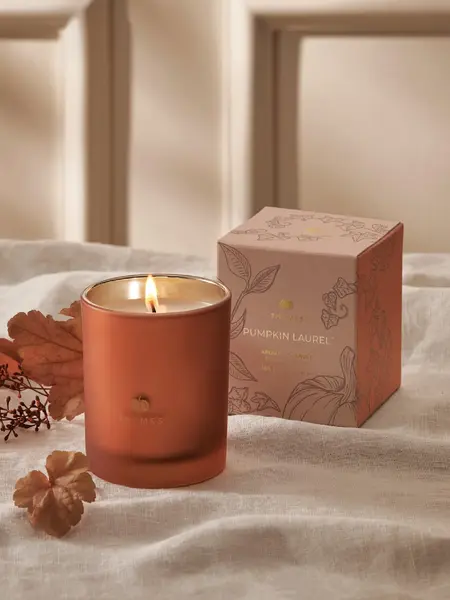 Thymes Aromatic Candle Pumpkin Laurel 6.5oz