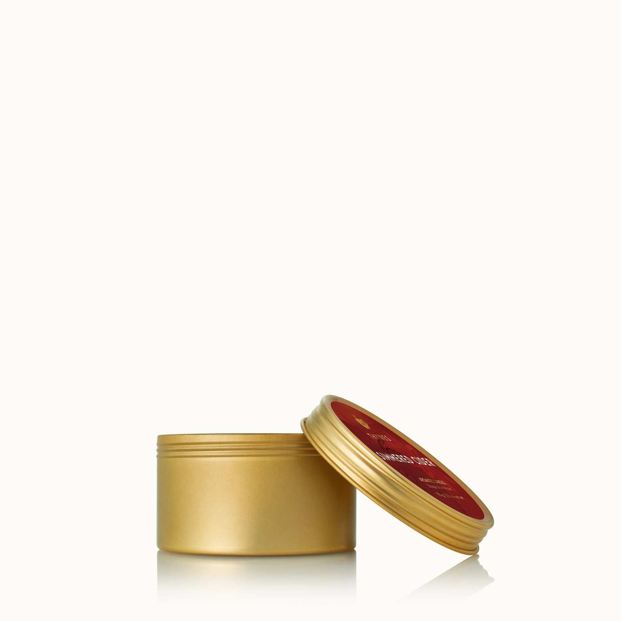 Thymes Poured Candle Travel Tin Simmered Cider