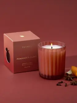 Thymes Boxed Candle Pomander Clove 6.5oz