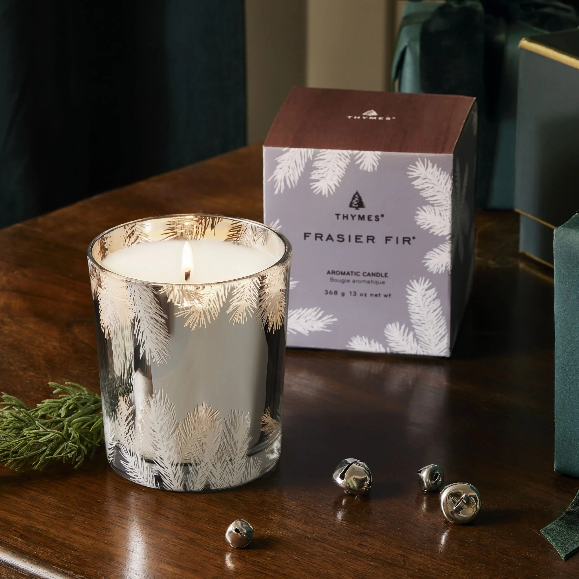 Thymes Statement Poured Candle Frasier Fir 13oz