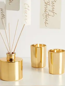 Thymes Reed Diffuser Petite Gold Frasier Fir