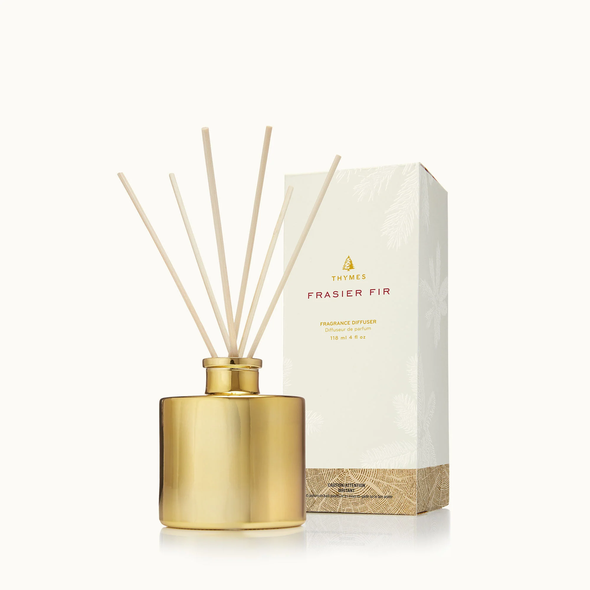 Thymes Reed Diffuser Petite Gold Frasier Fir