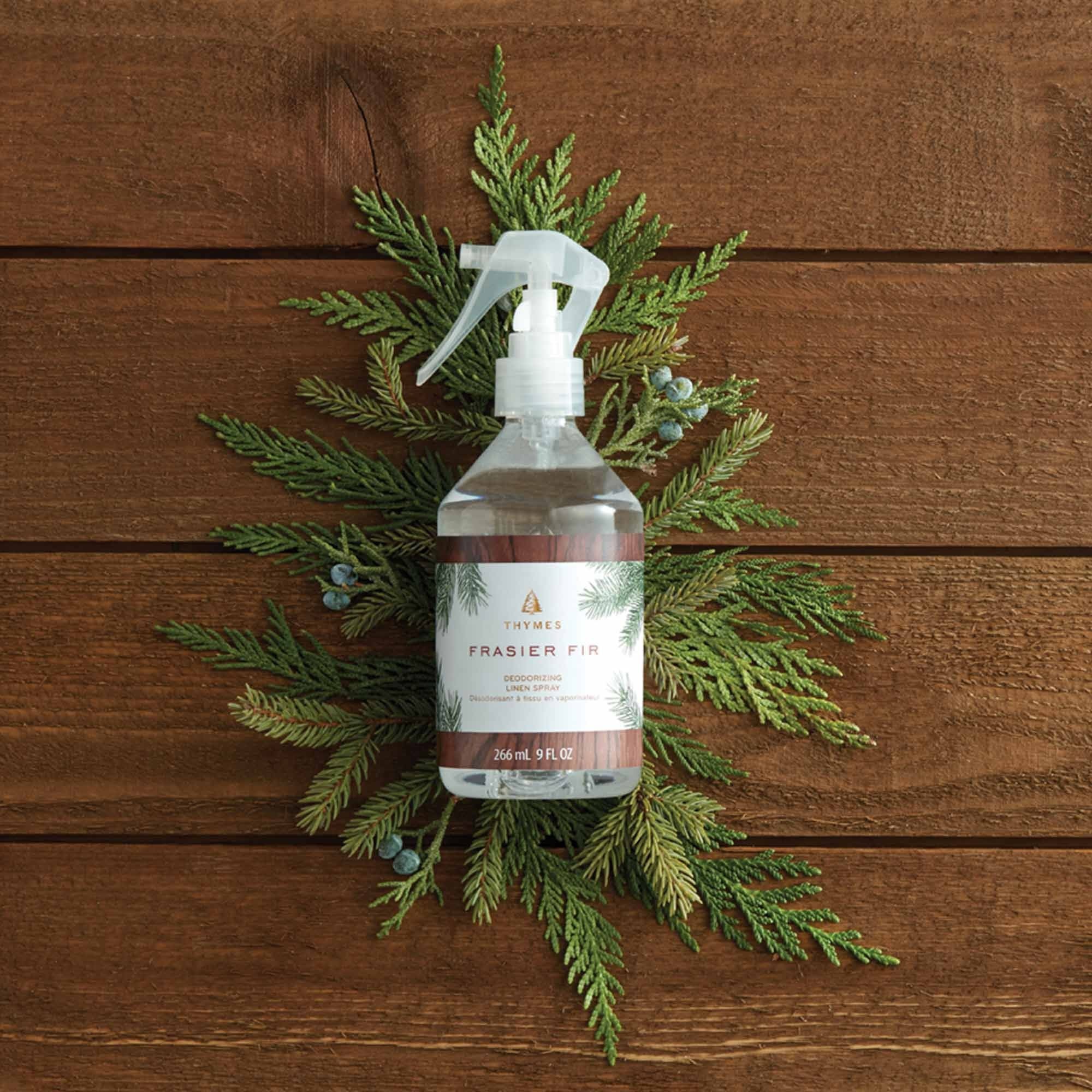 Thymes Deodorizing Linen Spray Frasier Fir