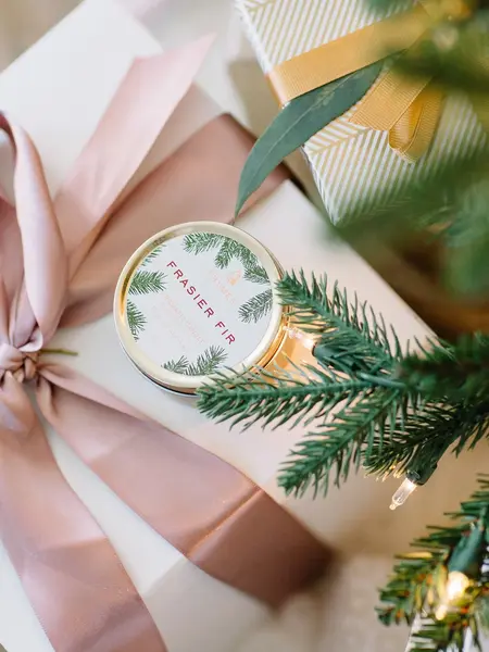 Thymes Poured Candle Travel Tin Frasier Fir