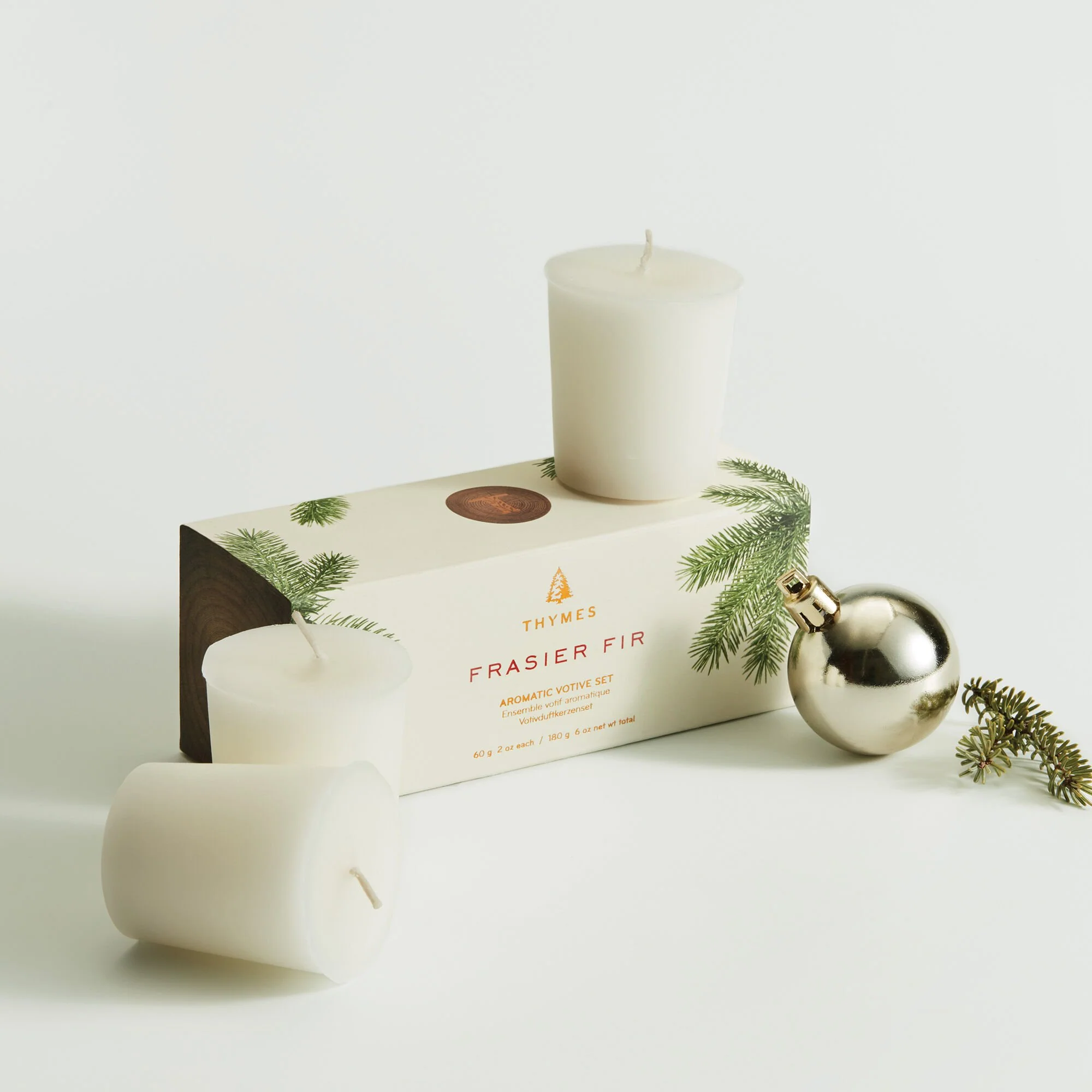 Thymes Votive Candle Set Frasier Fir