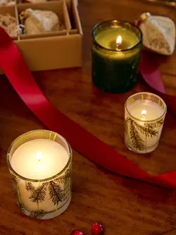 Thymes Votive Candle Pine Needle Design Frasier Fir