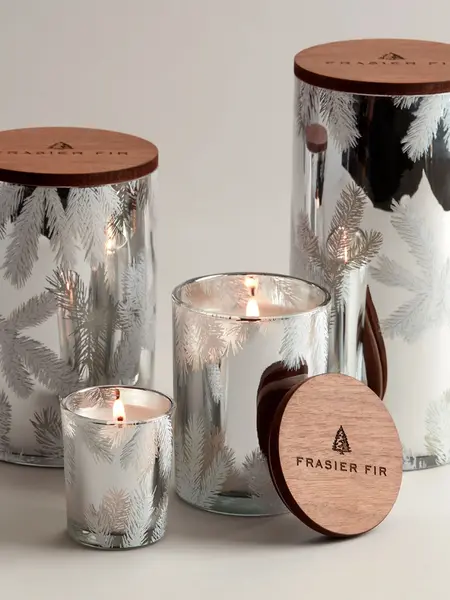 Thymes Luminary Statement Poured Candle Small Pine Needle 5oz