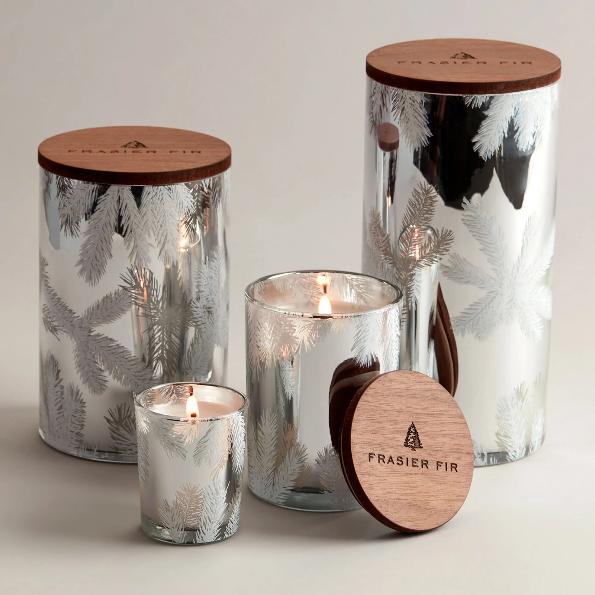 Thymes Luminary Statement Poured Candle Small Pine Needle 5oz