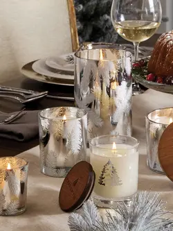 Thymes Statement Poured Candle 3-Wick Medium Frasier Fir