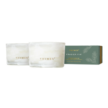 Thymes Tidings Votive Gift Set Fraiser Fir 3oz