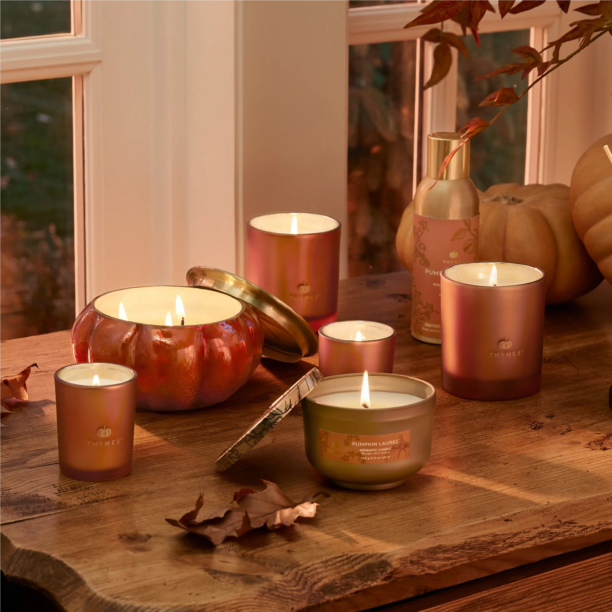 Thymes Home Fragrance Mist Pumpkin Laurel