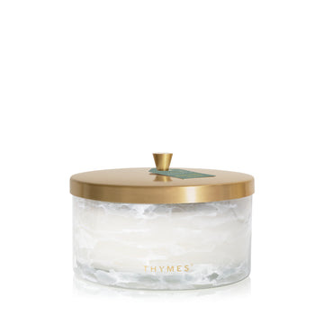 Thymes Frasier Fir Tidings Poured 4-Wick Candle 21oz