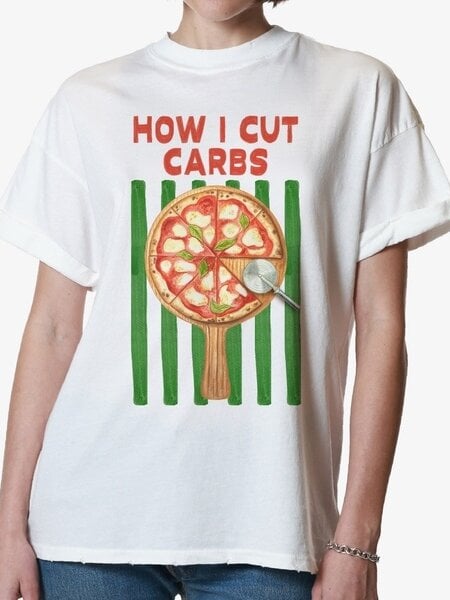 Girl Dangerous Carbs Boyfriend Tee