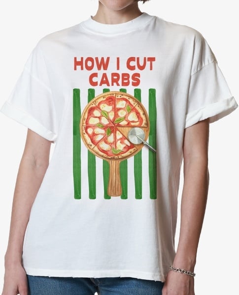 Girl Dangerous Carbs Boyfriend Tee