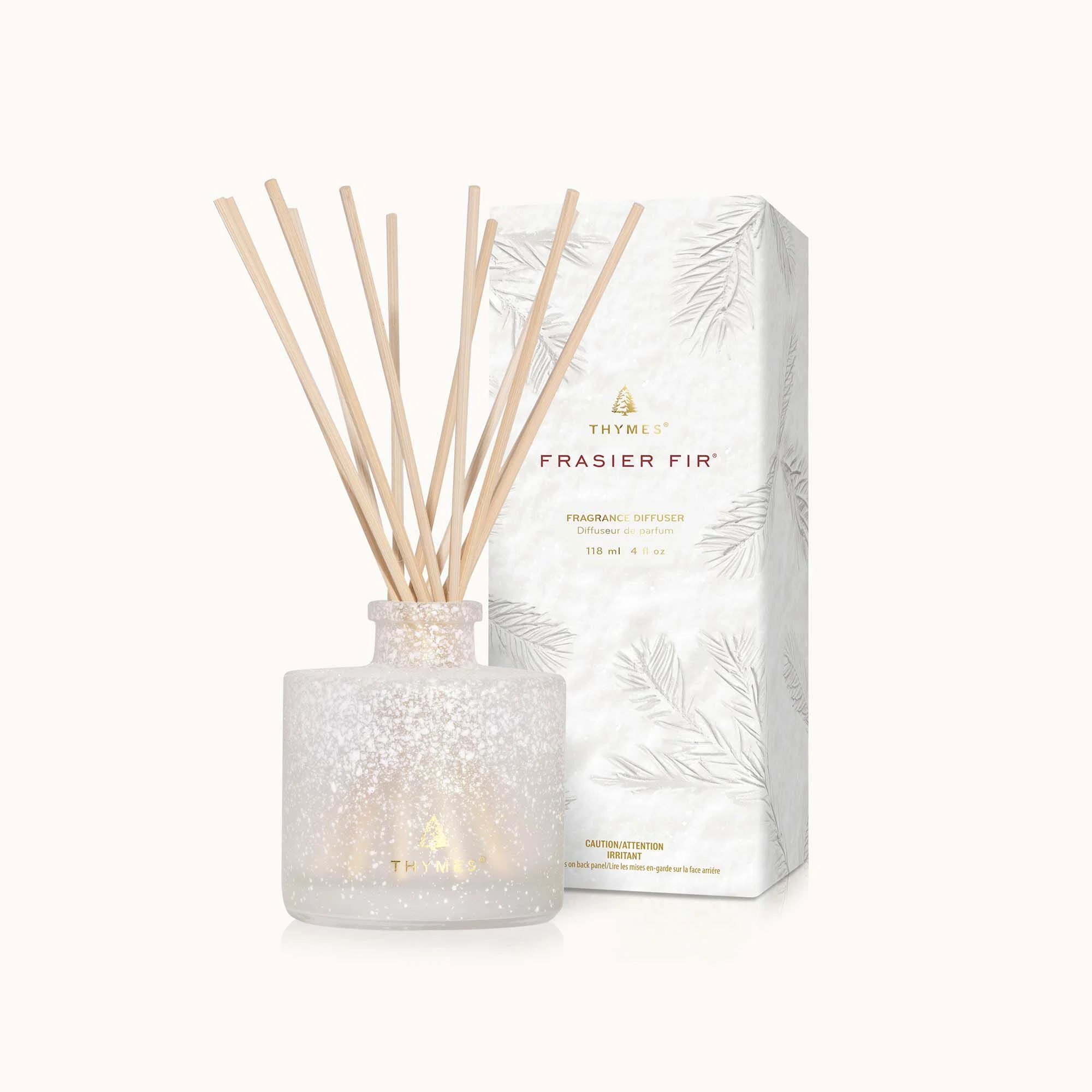 Thymes Flocked Petite Diffuser Frasier Fir 4oz