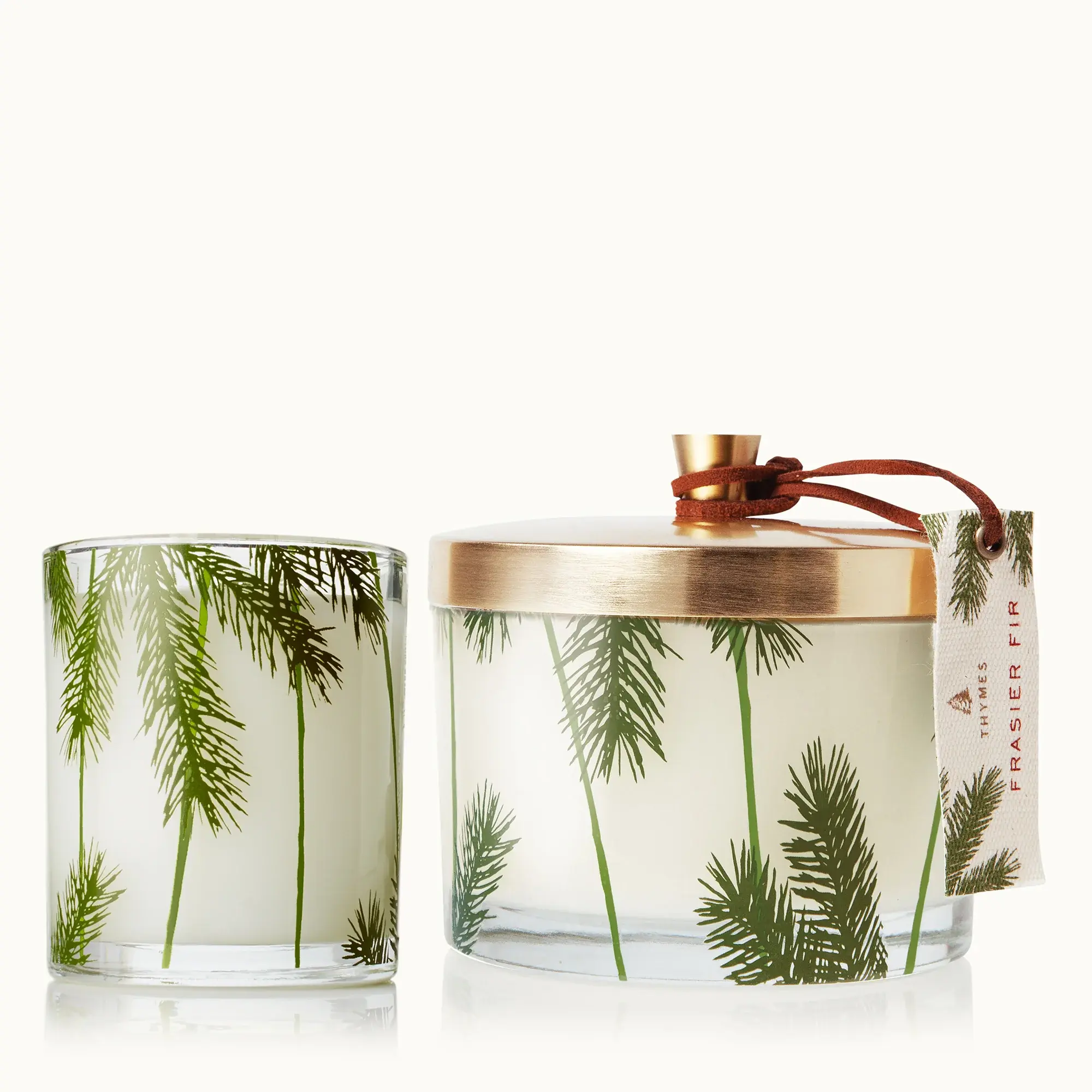 Thymes Poured Candle Set Pine Needle Design Frasier Fir