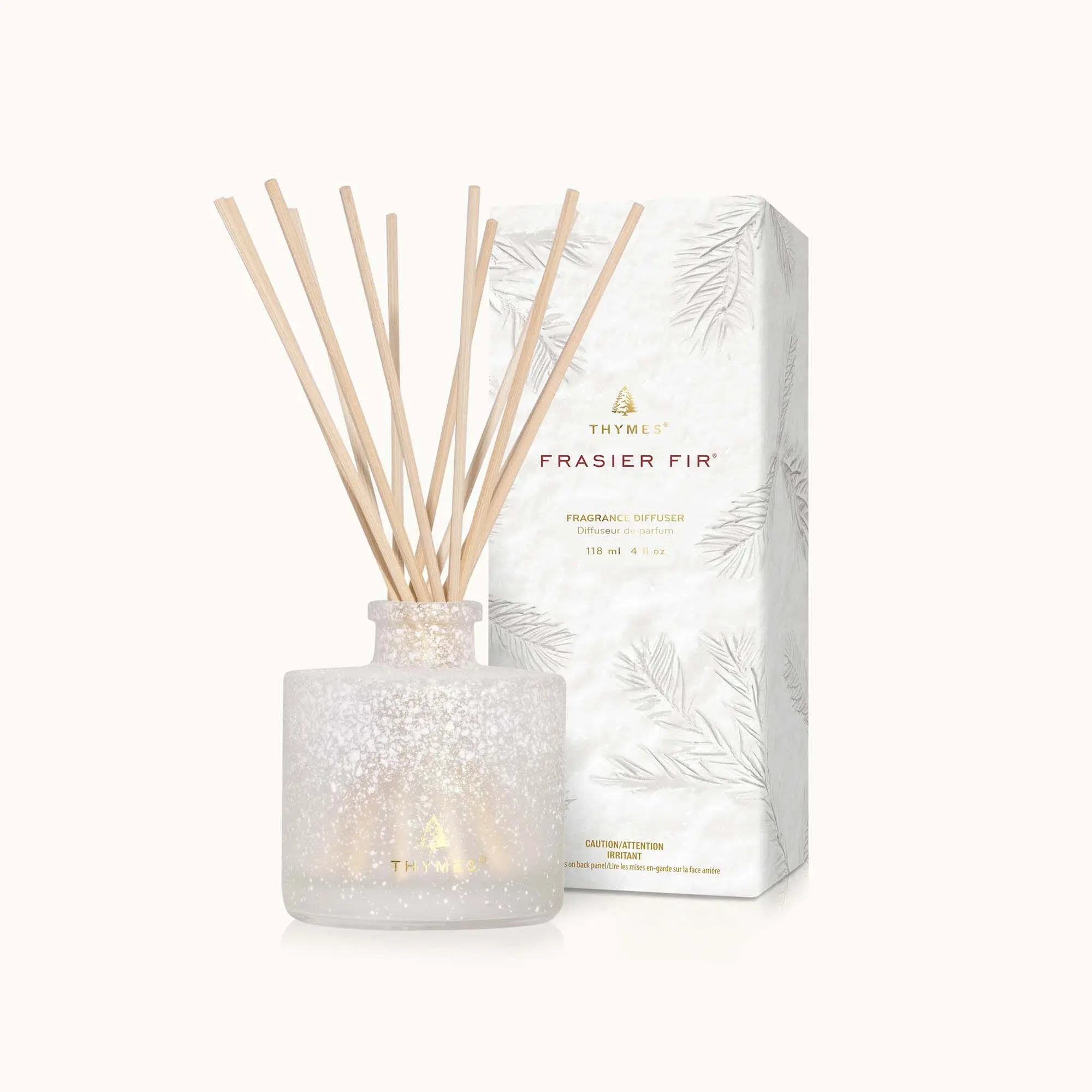 Thymes Flocked Petite Diffuser Frasier Fir 4oz