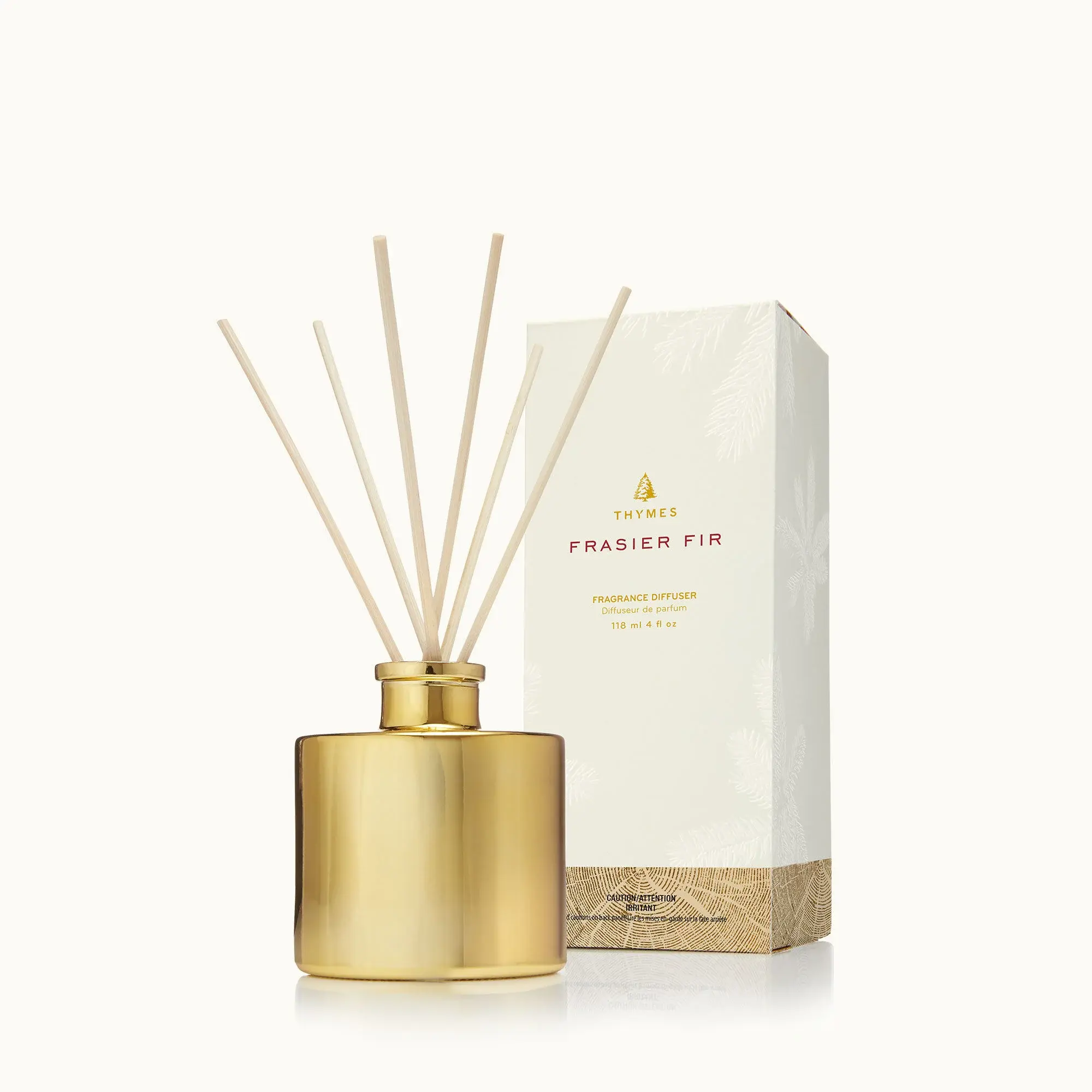 Thymes Reed Diffuser Petite Gold Frasier Fir