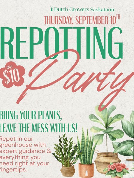Repotting Party (Thursday, September 10th '26)