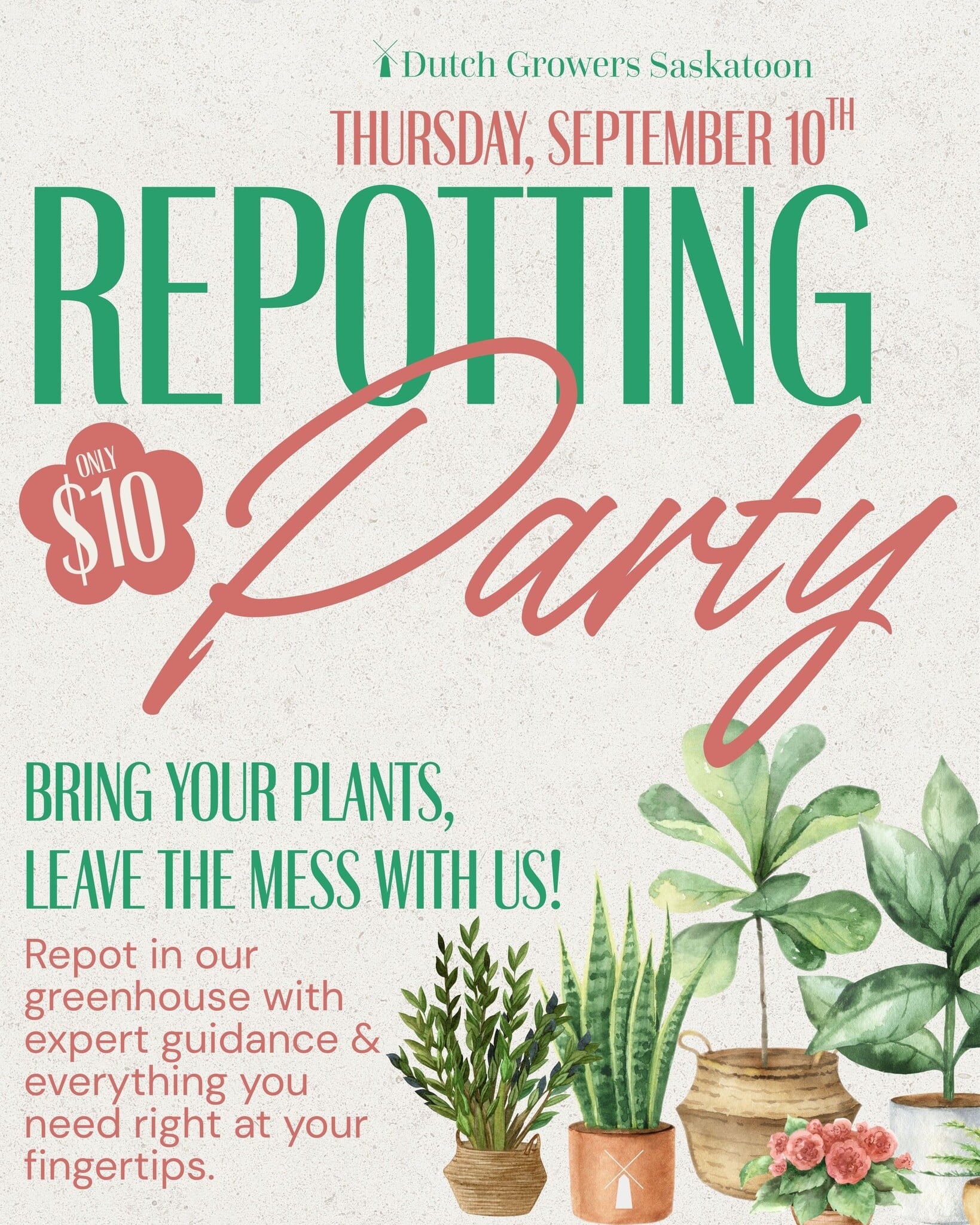 Repotting Party (Thursday, September 10th '26)