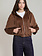 Dex Faux Suede Hooded Bomber