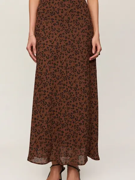 Z Supply Europa Leopard Skirt