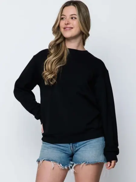 Orb Jenna Luxe Fleece Crew