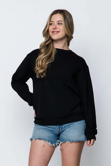 Orb Jenna Luxe Fleece Crew