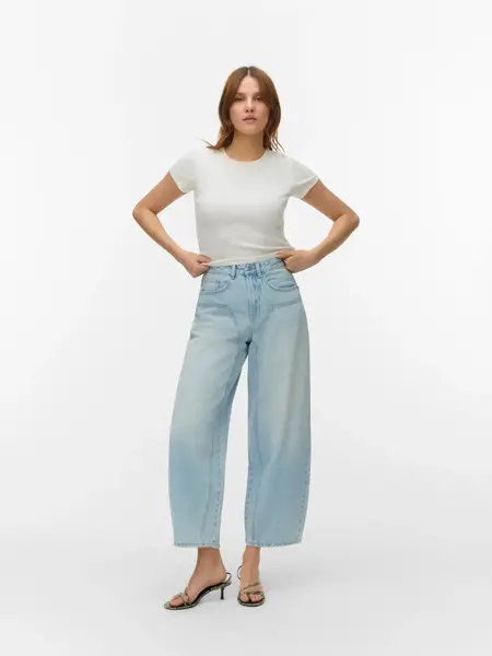 Vero Moda Zelda High Rise Barrel Jeans