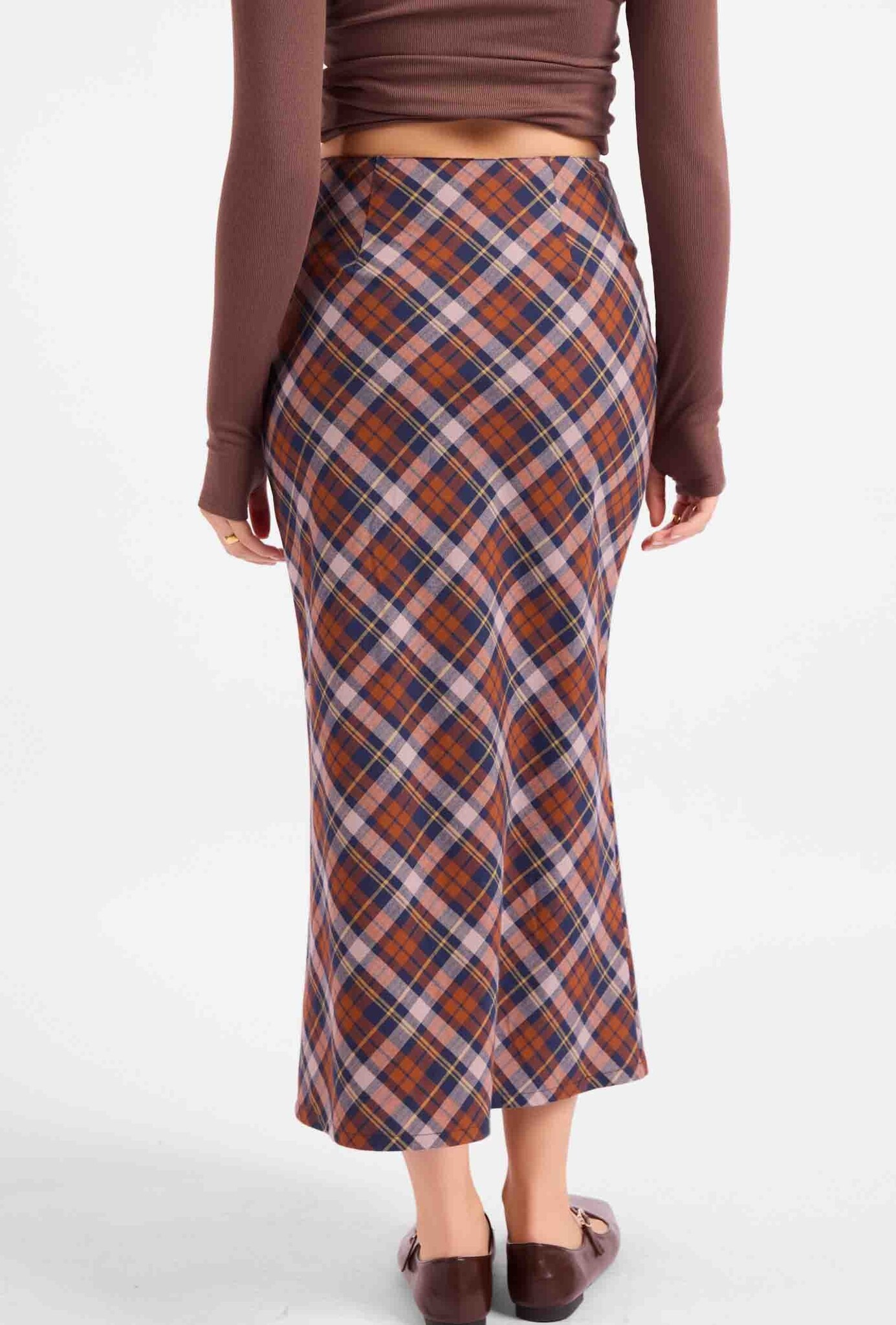 Sadie and Sage Academia Maxi Skirt