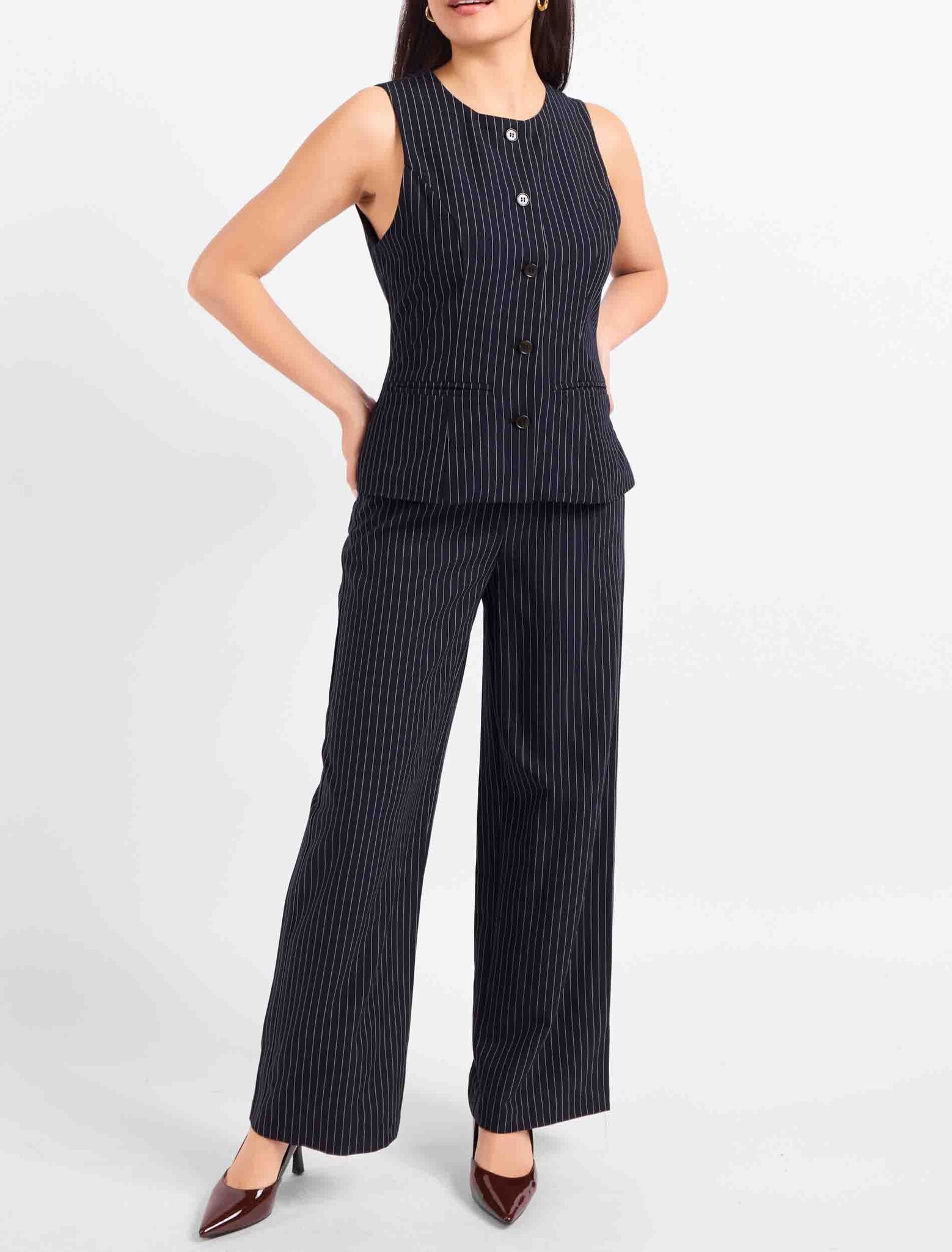 Sadie and Sage East Gate Pinstripe Waistcoat