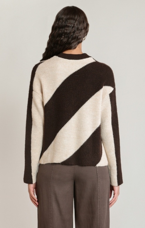 Dex Diagonal Stripe Sweater