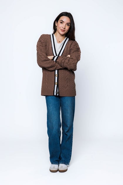 Orb Lou Cable Knit Cardigan