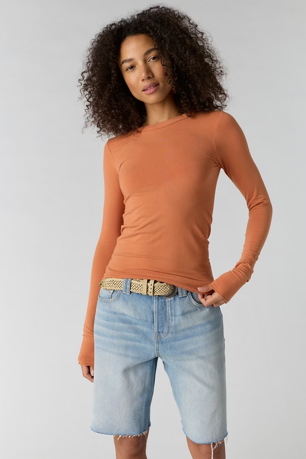 Free People So Soft Seamless Long Sleeve
