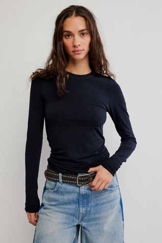 Free People So Soft Seamless Long Sleeve