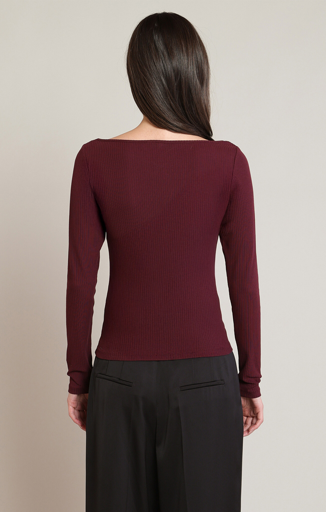Black Tape Keyhole Top