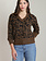 Dex Leopard V-Neck Sweater