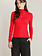 Black Tape Fine Knit Mockneck Top