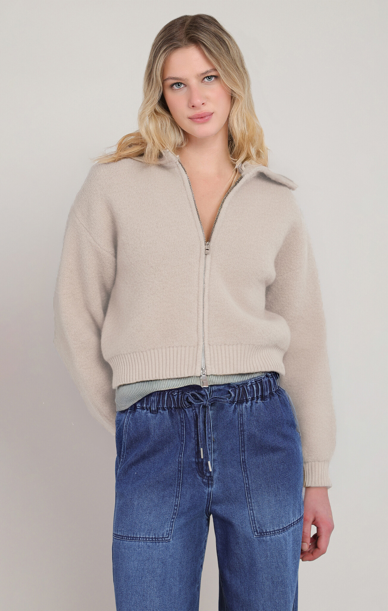 Dex Wide Collar Cardigan