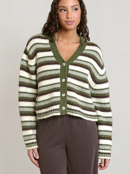 Dex Striped Cardigan