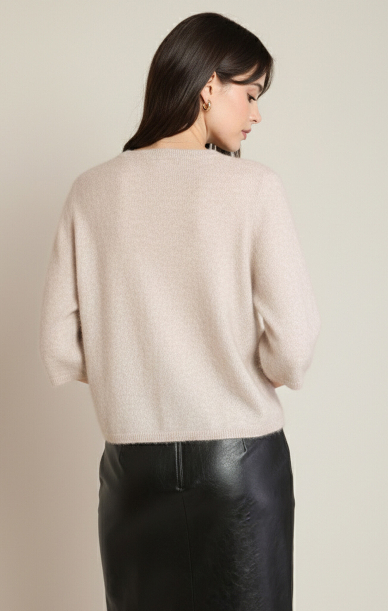 Black Tape Short Sleeve Cardigan
