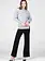 Cest Moi Viscose Blend Knit Wide Leg Pants