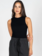 Cest Moi Seamless Textured Crew Neck Tank
