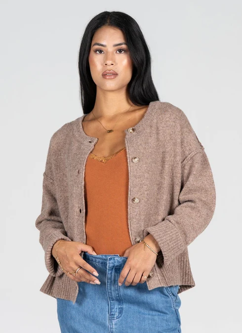 Cest Moi Knit Crop Cardigan