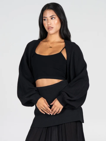 Cest Moi Cotton Knit Shrug
