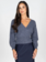Cest Moi LS Wrap Knit Sweater