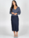Cest Moi Satin Skirt with Lace Trim
