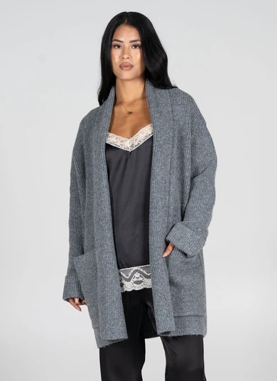 Cest Moi Oversize Open Cardigan
